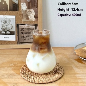 R2510-722 Ins bong bóng cốc thủy tinh cho đồ uống Ins Mỹ cafe phong cách cho cà phê pha cà phê nước trái cây internet sản phẩm nổi tiếng - Product Image 6