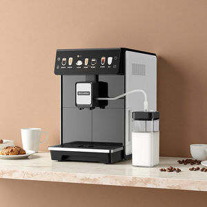เครื่องชงกาแฟอัตโนมัติ Dr.Coffee E02 สีขาว สำหรับใช้ในบ้าน พร้อมเครื่องทำฟองนม - Product Image 2