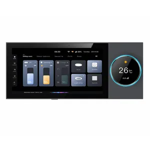 Tuya smart digital smart home control panel gateway 6'' HD LCD display zigbee smart home management