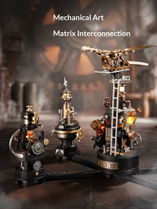 Puzzle 3D Aeromodello <span class=keywords><strong>Leonardo</strong></span> <span class=keywords><strong>Da</strong></span> <span class=keywords><strong>Vinci</strong></span> RuoKe Industrial City, Giocattolo per Ragazzi, Kit di Montaggio Fai-<span class=keywords><strong>da</strong></span>-Te - Product Image 4