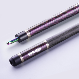 Meistverkaufte Amerikanische 1/2 Billardqueues 11,8/12,5mm Kohlefaser-Poolsticks mit Sieben-Farben-Galvanisierten Edelstahlzähnen - Product Image 1