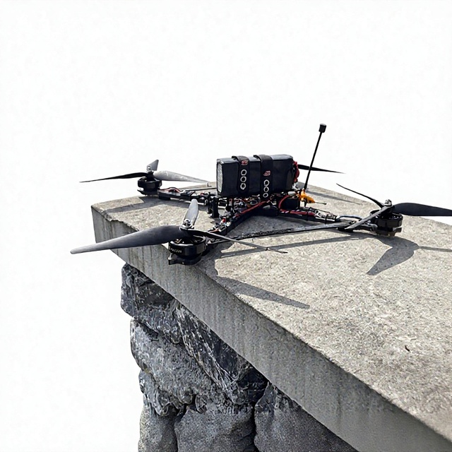TYI Carbon Fiber 13 Inch FPV BNF - Carbon Frame UAV for Freestyle