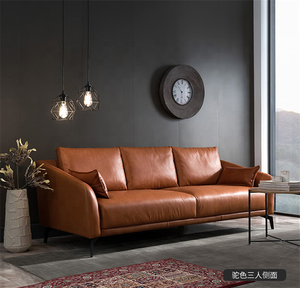 Canapé MEIJIA, best-seller, style européen moderne, deux places, élégant, en velours, luxe, trois pièces, avec garnissage en plumes d'oie - Product Image 2