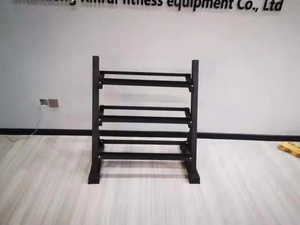 Attrezzatura Commerciale Professionale per Palestra: Rack Porta Pesi a 3 Livelli per Pesi Liberi e Fitness, Ideale per Uso Domestico e Commerciale - Product Image 1