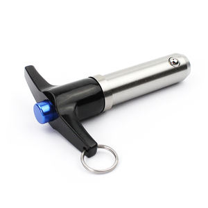 Goupille de verrouillage à bille à dégagement rapide de haute qualité en acier inoxydable <span class=keywords><strong>303</strong></span> 6mm de diamètre. Goupilles de verrouillage à billes de type T pouces 100mm Longueur de poignée - Product Image 1
