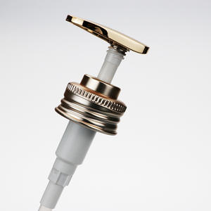 Distributeur de savon liquide pour salle de bain, pompe à shampoing et lotion 33 mm, pompe à lotion dorée UV - Product Image 2