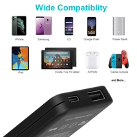 Cargador de Pared Rápido GaN de 30W con USB-C+USB-A, Adaptador de Viaje con Enchufe UK, 1C1A PD QC, Gran Venta