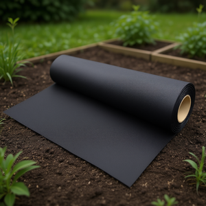 Toile géotextile non tissée haute densité 4 pieds x 300 pieds pour le contrôle des adventices et la protection du sol pour l'aménagement paysager de jardin - Product Image 2