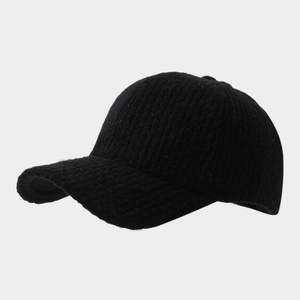 Casquette de baseball unie en gros, nouvelle collection, avec visière tricotée, pour activités de plein air, sport décontracté, en coton, personnalisable avec logo, pour hommes et femmes - Product Image 5