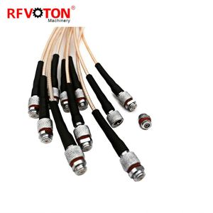 RG178 Cáp Đồng Trục M5 10-32 Nữ Jack Thẳng Microdot Kết Nối 50Ohm Pigtail Nối - Product Image 1