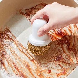 Creative Cleaning Steel <b>Wire</b> Ball <b>Brush</b> Kitchen Accessories Cuisine Cleaning Tools Accessories Kitchen Gadgets - Product Image 1