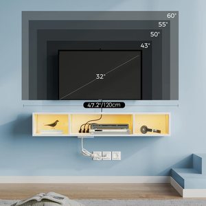 Modular Furniture Modern <strong>TV</strong> Stand Cabinet Types of Wooden <strong>TV</strong> Stand <strong>Wall</strong> <strong>Unit</strong> with LED Cabinet Furniture - Product Image 5
