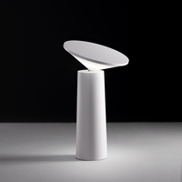 Lampes de table contemporaines à LED rechargeables et élégantes, avec batterie intégrée, température de couleur réglable, taille moyenne pour