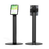 Terminal POS Android NFC de 11 Pulgadas con Soporte de Pie para Pagos sin Contacto, Kiosco para Iglesias, Certificado CE FCC GMS
