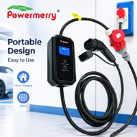 Chargeur EV portable 11 kW 16 A Type 2, utilisation domestique, design étanche IP67, nouveau, sûr