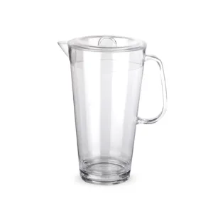 2L Restaurant Personalized Clear Plastic Drinking Pitchers for water or juice or milk