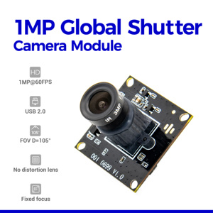 Vente directe d'usine de modules de caméra USB à obturateur global 720p 120fps Plug and Play pour la surveillance et l'automatisation industrielle - Product Image 2