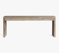 Bureau console en chêne durable et facile d'entretien Mobilier d'intérieur de haute qualité pour l'étude et le travail Design antique pour le salon