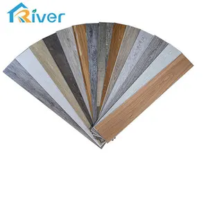 3 mm self adhesive vinyl LVT floor sticker waterproof wood peel and stick floor for bathroom kitchen