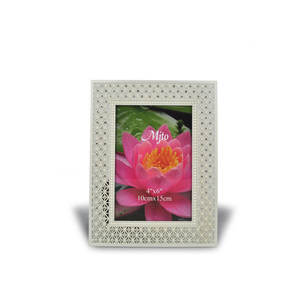Mjito Crystal <b>Photo</b> <b>Frame</b> <b>4x6</b> Inch 10cmx15cm Decorative Picture <b>Frame</b> for Home Office Display - Product Image 1