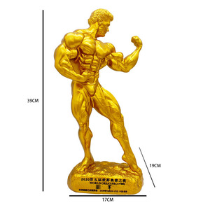 Trofeo <span class=keywords><strong>de</strong></span> Resina para Fisicoculturismo, Escultura <span class=keywords><strong>de</strong></span> Hombre Musculoso, Recuerdo, Premio para Campeón <span class=keywords><strong>de</strong></span> Competencia, Logotipo Personalizado, <span class=keywords><strong>Compra</strong></span> al por Mayor - Product Image 4
