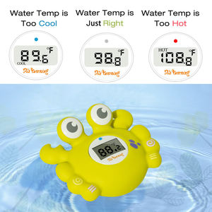 Thermomètre numérique <span class=keywords><strong>pour</strong></span> bain et chambre à coucher, en forme de crabe mignon, imperméable, best-seller, jouet de bain flottant <span class=keywords><strong>pour</strong></span> enfants - Product Image 3
