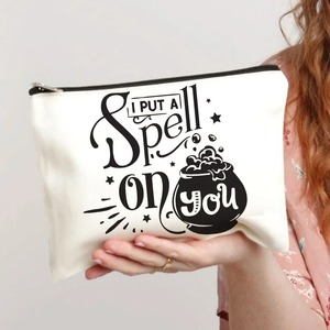 Pochette à cosmétiques imprimée Witch Moon, organiseur <span class=keywords><strong>de</strong></span> <span class=keywords><strong>maquillage</strong></span> Granddaughters of the Witches, pochette à fermeture éclair Witchy, cadeau - Product Image 3