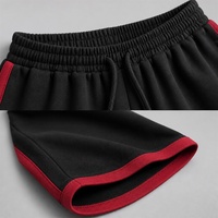 Pantalon de survêtement ample en satin pour homme, patchwork color block, personnalisé pour le basketball