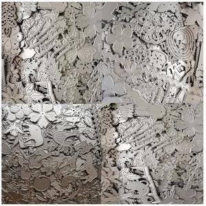 50 قطعة عشوائية من قوالب القطع المعدنية المصنوعة من الفولاذ الكربوني للحرف اليدوية، قوالب للسكرابوكينغ وصناعة البطاقات اليدوية، قوالب نقش وتشكيل - Product Image 4