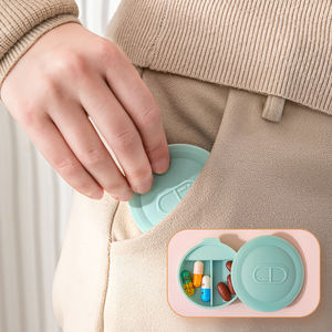 Gran oferta, caja de almacenamiento de medicamentos de plástico portátil de 3 capas, Mini pastillero de un día, botiquín de primeros auxilios <span class=keywords><strong>para</strong></span> el hogar, uso en la cocina - Product Image 5