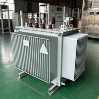 Transformateur de distribution triphasé immergé dans l'huile S11 800 kVA 1000 kVA 1250 kVA 1600 kVA 2000 kVA 2500 kVA, refroidissement ONAN/ONAF 4,0-5,0%