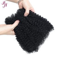Cheveux Naturels Humains 100% Afro Kinky en Vrac FH – Cheveux à Tresser pour Dreadlocks, Réparation de Locs, Extensions de Dreadlocks, Twists, Tresses