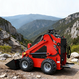Gran demanda de la minicargadora superventas con capacidad de carga de 200 kg, rueda, caja de cambios PLC y opción de motor/bomba de alto momento. - Product Image 2