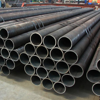 Alta calidad Erw SCH40 Negro bajo carbono MS tubería de acero de pared delgada tubería de acero