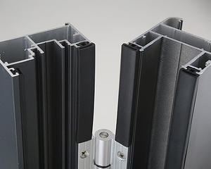 ประตูบานเลื่อนแบบพับได้ประตูบานเลื่อนกระจกไวนิล upvc ดีไซน์ภายนอกลานบ้านอพาร์ทเมนต์โรงแรมแบบทันสมัย - Product Image 3