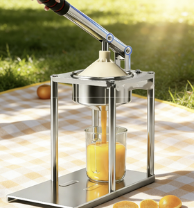 Presse-agrumes manuel portable - Acier inoxydable 304 - Presse-agrumes professionnel - Facile à nettoyer - Passe au lave-vaisselle - Pour un jus d'orange frais - Product Image 4