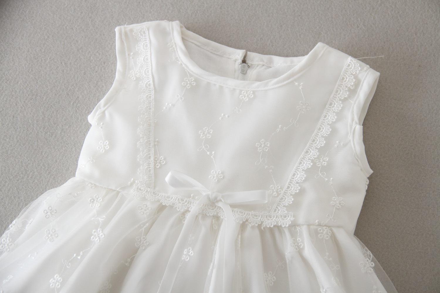 Lito Angels - Abito In Pizzo Da Battesimo, Vestito Bianco Con Mantella E Cappellino Per Neonata Bimba, Taglia 0 Mesi - Foto 10