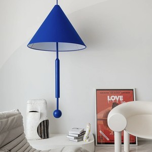Lámpara colgante nórdica MaisonDada con forma de paraguas, E27, LED, luz blanca cálida de un solo cabezal, para sala de estar, comedor, escalera - Product Image 4