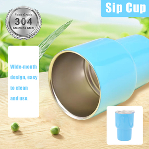 แก้วน้ำเก็บความเย็นสองชั้น สแตนเลส ขนาด 2 ออนซ์ สำหรับกาแฟและไวน์ แบบพกพา สำหรับเดินทางข้ามประเทศ พร้อมหลอดดูด รุ่น Ice <span class=keywords><strong>King</strong></span> Cup - Product Image 3
