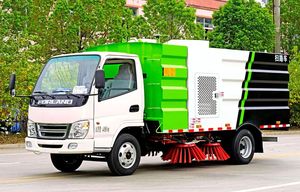 Camion de nettoyage de rue flexible et économe en énergie Clw personnalisé 4x2 3cbm pour balayage multifonctionnel - Product Image 2