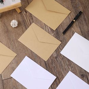 Sobres de Papel Kraft Marrón, Blanco y Negro para Invitaciones Impresas Personalizadas de Alta Calidad - Product Image 2