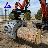 Service attentif et réfléchissant : Mini-grappin sélecteur hydraulique pour engins forestiers, idéal pour les applications de recyclage européennes