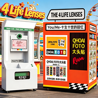 Machine photo mobile, borne photo, distributeur de photos, machine à snacks, équipement de service commercial, cabine photo