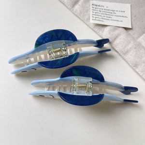 ที่หนีบผมอะซิเตทสำหรับผู้หญิงที่หนีบผมรูปปลาน่ารักสำหรับสัตว์ทะเลฤดูร้อน - Product Image 3