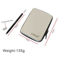 Testeur de dureté des minéraux portable LYSUZ Mohs 1-10 pour pierres précieuses, bijoux, pierres brutes, outil d'identification pour la construction de sols