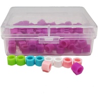 Anneaux de code couleur pour instruments dentaires en silicone de grandes et petites tailles