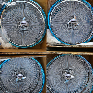 ล้อแม็<span class=keywords><strong>ก</strong></span>ซ์ NJQS ขนาด 24 นิ้ว ล้อฟอร์จสีทอง 5x127 ล้อซี่ลวด Zenith Luxor Truspoke Cragar 13X7 26 นิ้ว - Product Image 4