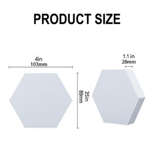 אורות משושה אפליקציה חכם בקרת אפליקציה משושה rgb הוביל אורות קיר או שולחן עבודה עם סינכרון מוסיקה עבור עיצוב הזרמת חדר משחקים - Product Image 2