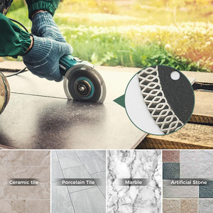 Lame de scie circulaire <span class=keywords><strong>diamant</strong></span>ée humide en porcelaine turbo ultra-fine de qualité professionnelle pour le découpage de carreaux - Product Image 5
