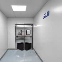 Porte de sécurité industrielle double à ouverture libre, résistante au feu et aux chocs, pour restaurant, salle de préparation alimentaire et chambre froide